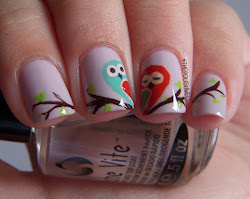 owl nail forever valentine owls adorable nails yup clearly obsessed still am they polish well thepolishwell collect paperblog valentines february