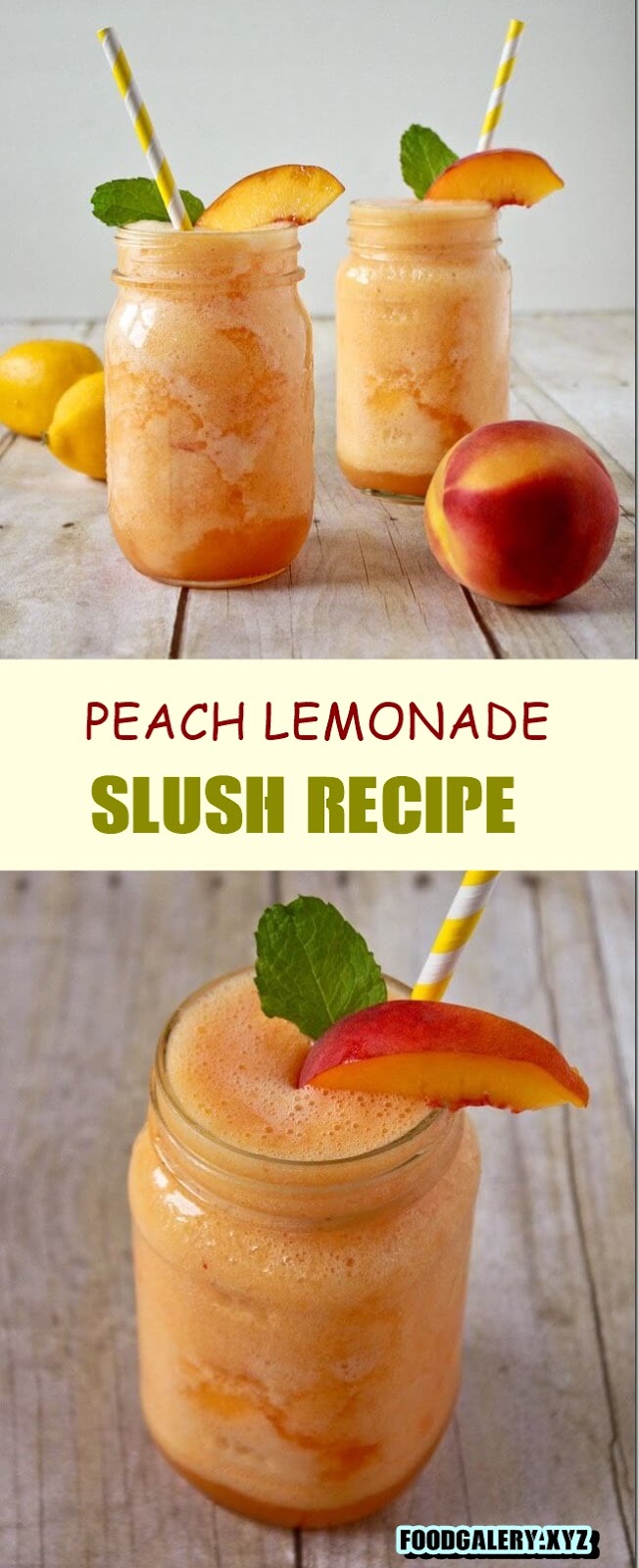 PEACH LEMONADE SLUSH RECIPE