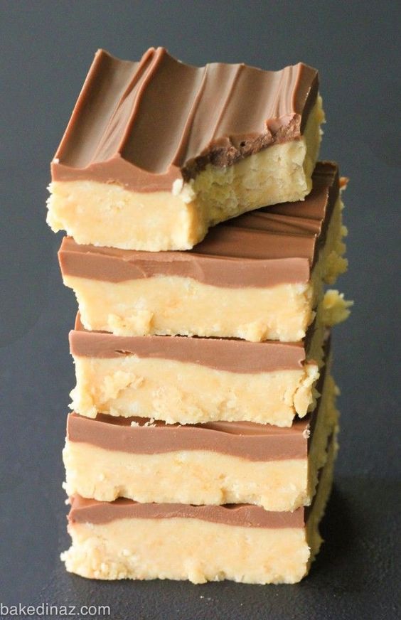 Creamy Peanut Butter Bars Secret Delicious Recipes Foods