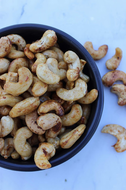 spicy lime and cayenne roasted cashews