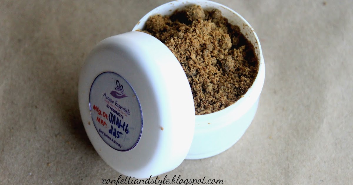 Review: D-tan Scrub From Aroma Essentials....
