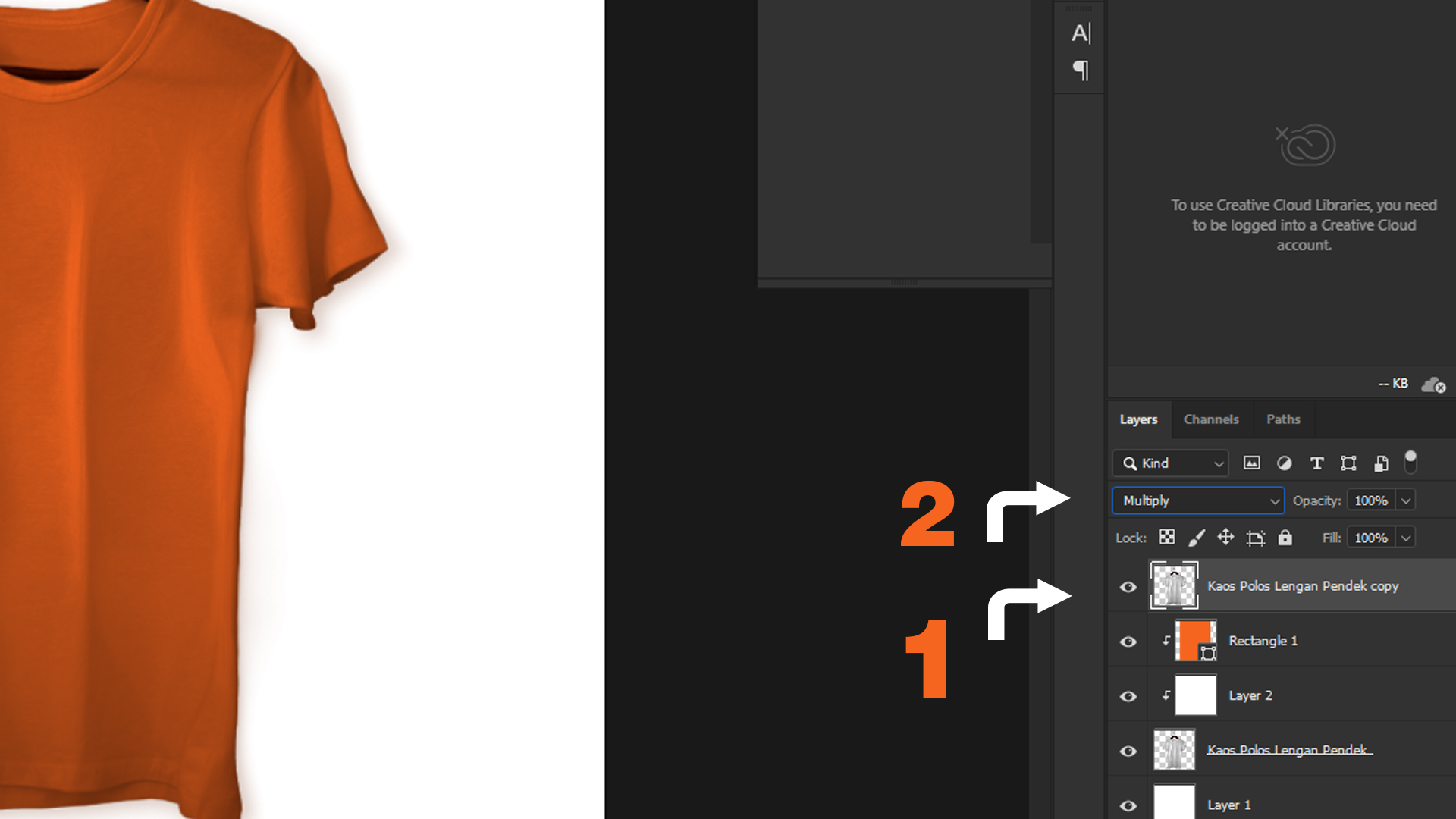 Download Inilah Cara Mudah untuk Membuat Mockup Kaos Lengan Pendek dengan photoshop cc