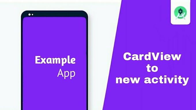 CardView With ImageView, TextView Android Studio - Androidpro.in