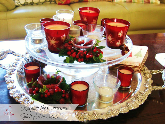 Decorating with Candles.