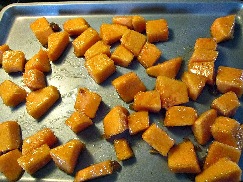 Recipe Rebels BAKED BUTTERNUT SQUASH AND ASPARAGUS from Barbara