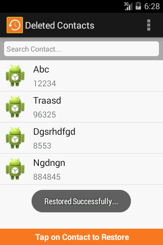 restore contacts deleted android phone accidentally