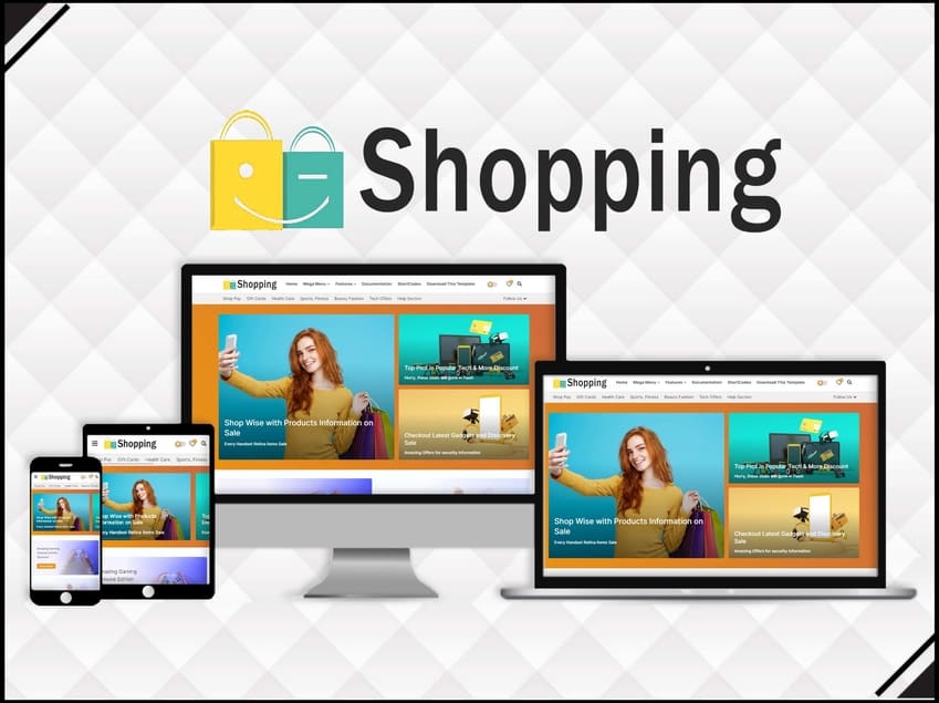 Shopping - Store & Cart Blogger Template Online Shoping Blogger Template 2024