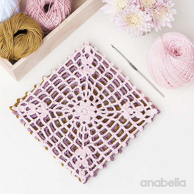 New crochet square motif and a new crochet project