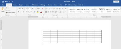 3 Cara Membuat Tabel di Microsoft Word
