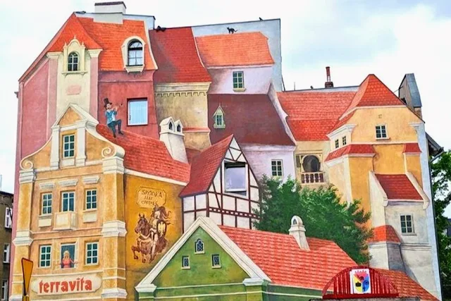 Things to do in Poznan: See 3D street art in Śródka