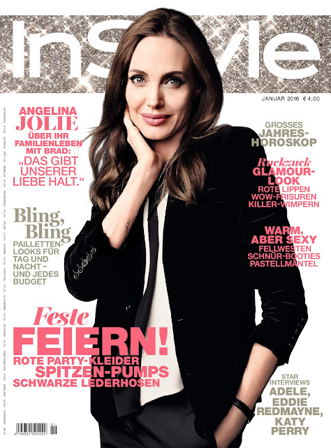 Actress, @ Angelina Jolie - InStyle Germany, January 2016