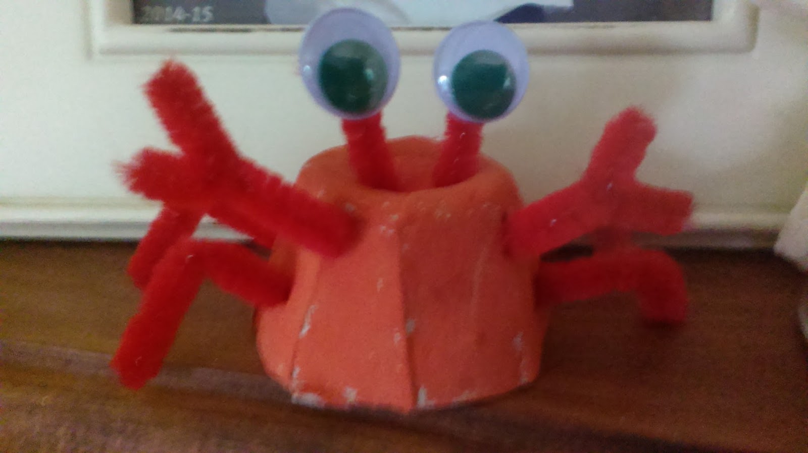 Connected in the Kitchen Egg Cartons Crabs