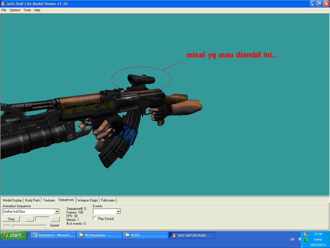 Cara Hack Model Senjata Di Counter Strike 1.6