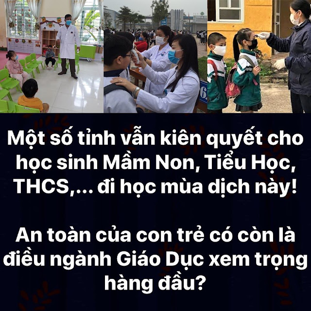 An toàn học sinh nghành Giáo dục xem trọng hàng đầu?, một số tỉnh thành kiên quyết cho học sinh đi học