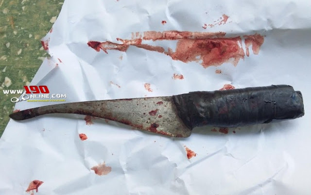 Mulher é presa após matar o pai com facada no pescoço