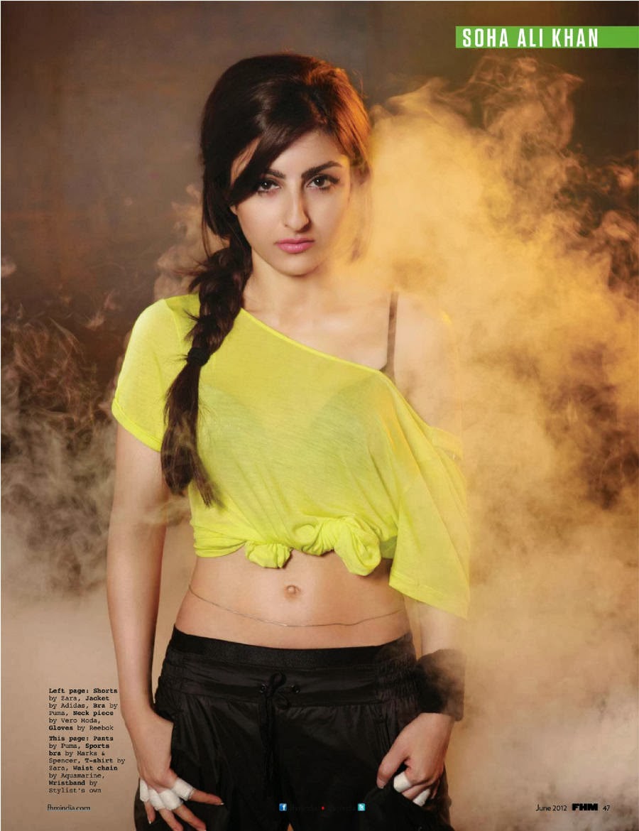 Soha Ali Khan S Fhm India June 2012 Magazine Scan Blog On Bollybabes