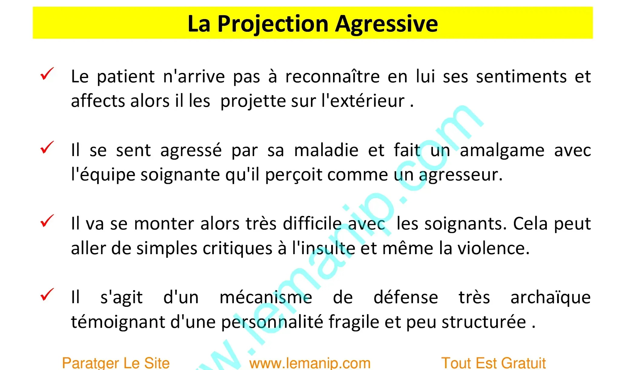 La Projection Agressive