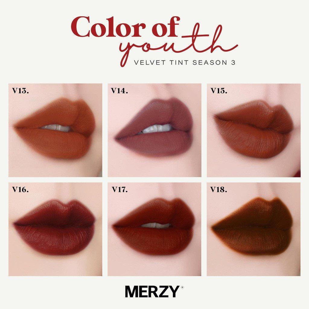 Merzy The First Velvet Tint Season 3 Colors Of Youth