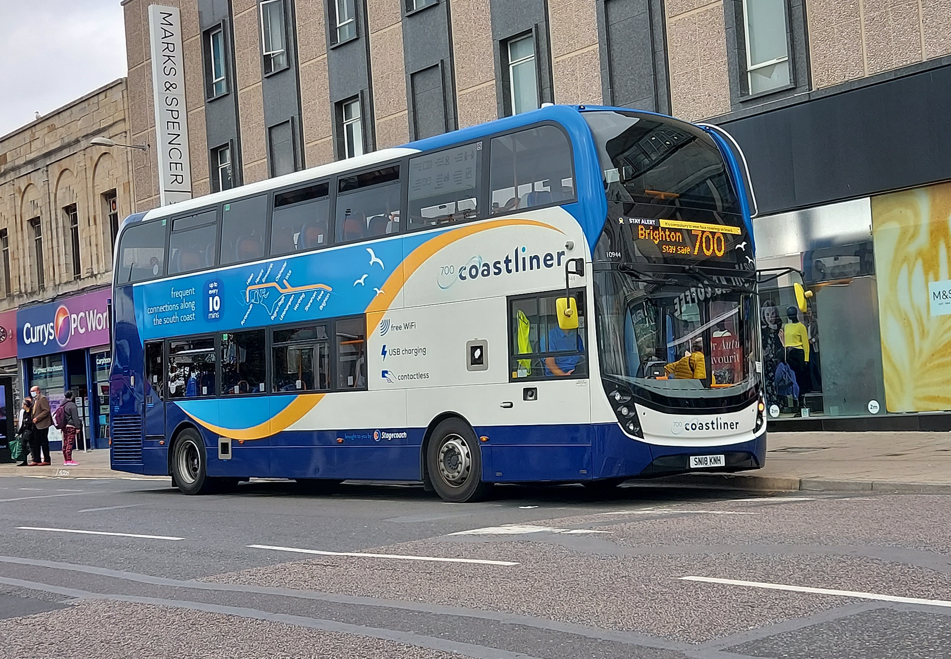 Lous bus pictures Buses in Brighton Part 1 Stagecoach buses on the 17