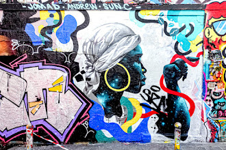 Sunday Street Art : Jomad Andrew Sun C - rue Dénoyez - Paris 20