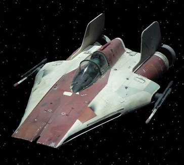 Star Wars (for beginners): A-wing starfighter