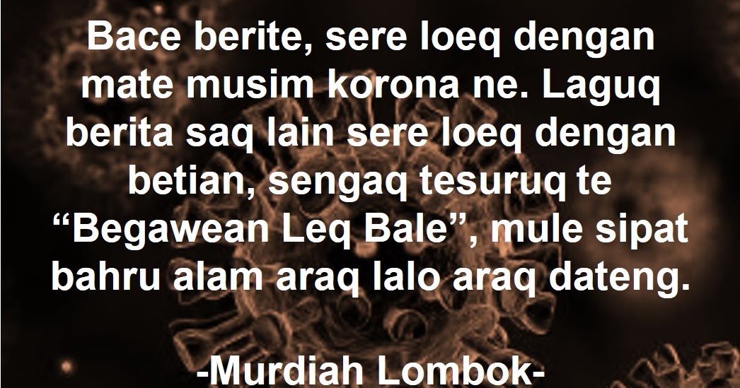 Bahasa Sasak Kalimat Lucu Bahasa Sasak