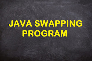 Java Swapping Program