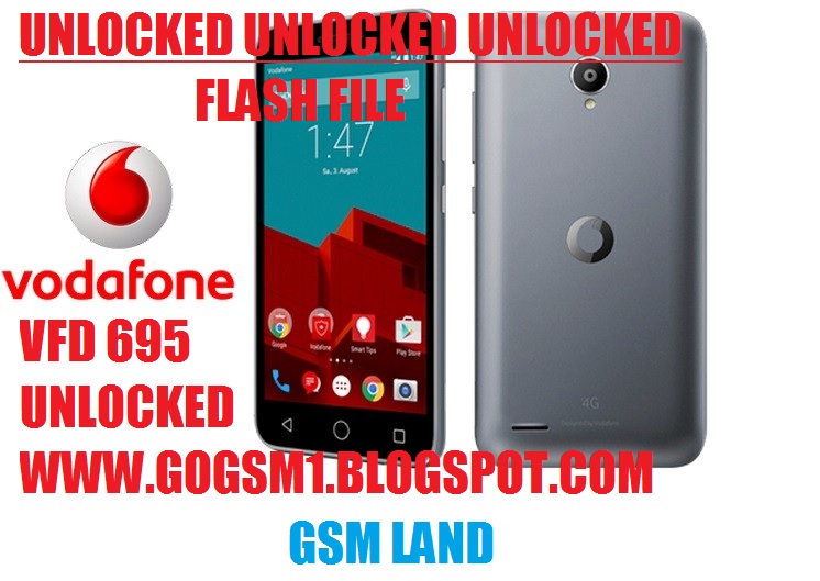 DOWNLOAD VODAFON VFD 695 UNLOCKED FIRMWARE FILE. GSM LAND GSM LAND