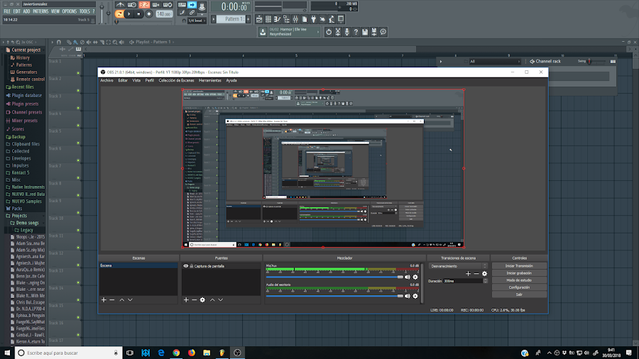 FL Studio 12, Consejos y Trucos - Cómo configurar el programa OBS para grabar el vídeo y el audio de tu pantalla