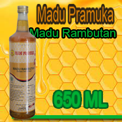 Jual Madu Rambutan Madu Pramuka, Jual Rambutan 650 ML, Jual Madu Pramuka, Madu Pramuka ,Madu Rambutan Madu Pramuka