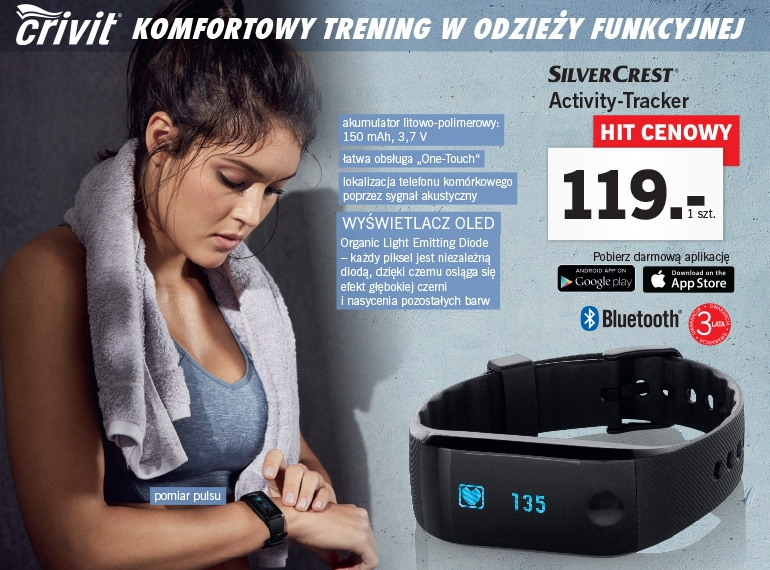 Co w Lidlu ActivityTracker Silvercrest z Lidla