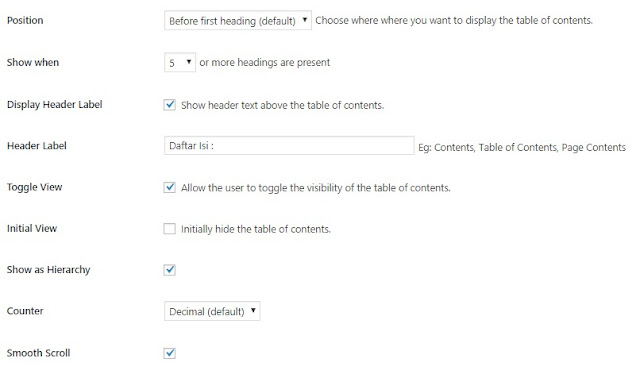Cara Membuat Materi Daftar Isi Menggunakan Table of Content di Blog