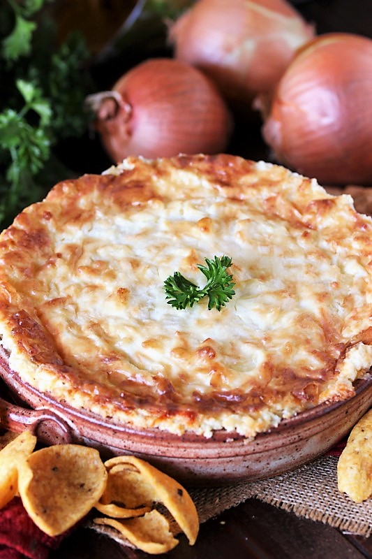 Hot Onion Souffle Dip