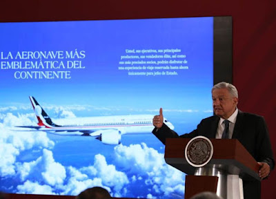 Analiza López Obrador rifar avión presidencial; boletos costarían $500