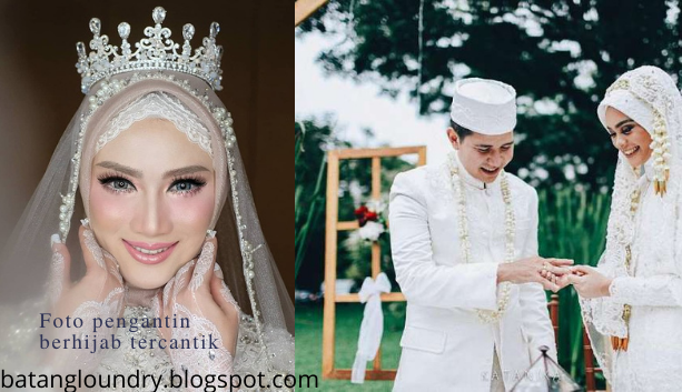 pengantin berhijab 