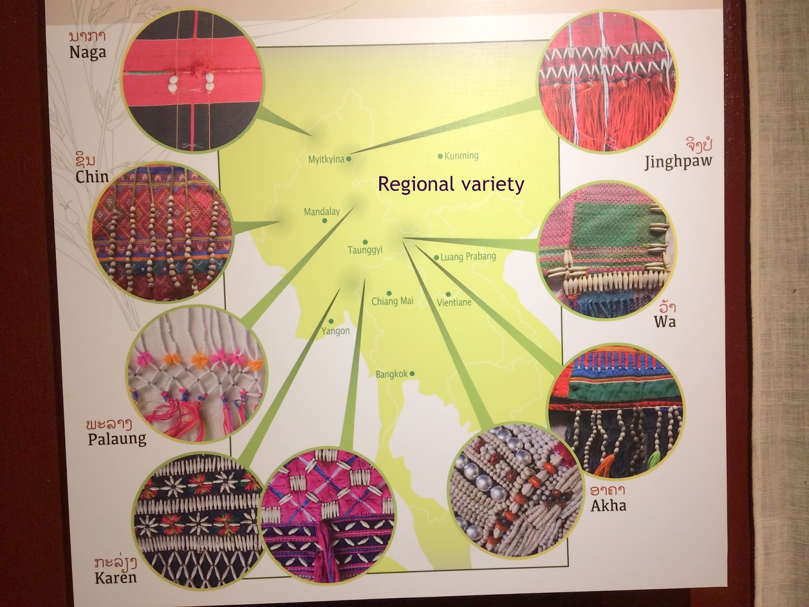 Multitasker Laos' Traditional Arts & Ethnography Centre weaving and