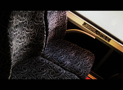 My Regular Seat on My Regular Bus - Photo by Michelle Judd of Taste As You Go