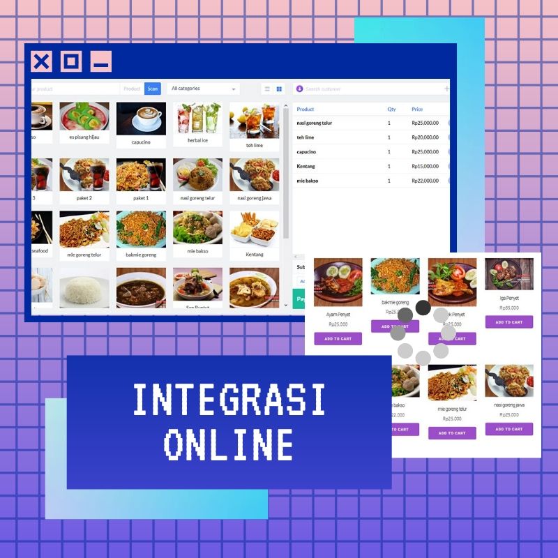 aplikasi restoran cafe online,website online shop kuliner resto cafe