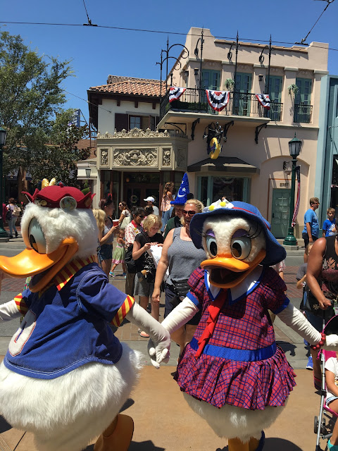 Donald and Daisy Duck Characters Disney California Adventure