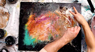 Unleash the Magic: Explore Captivating Special Effects with Plastic Wrap in Acrylic Painting