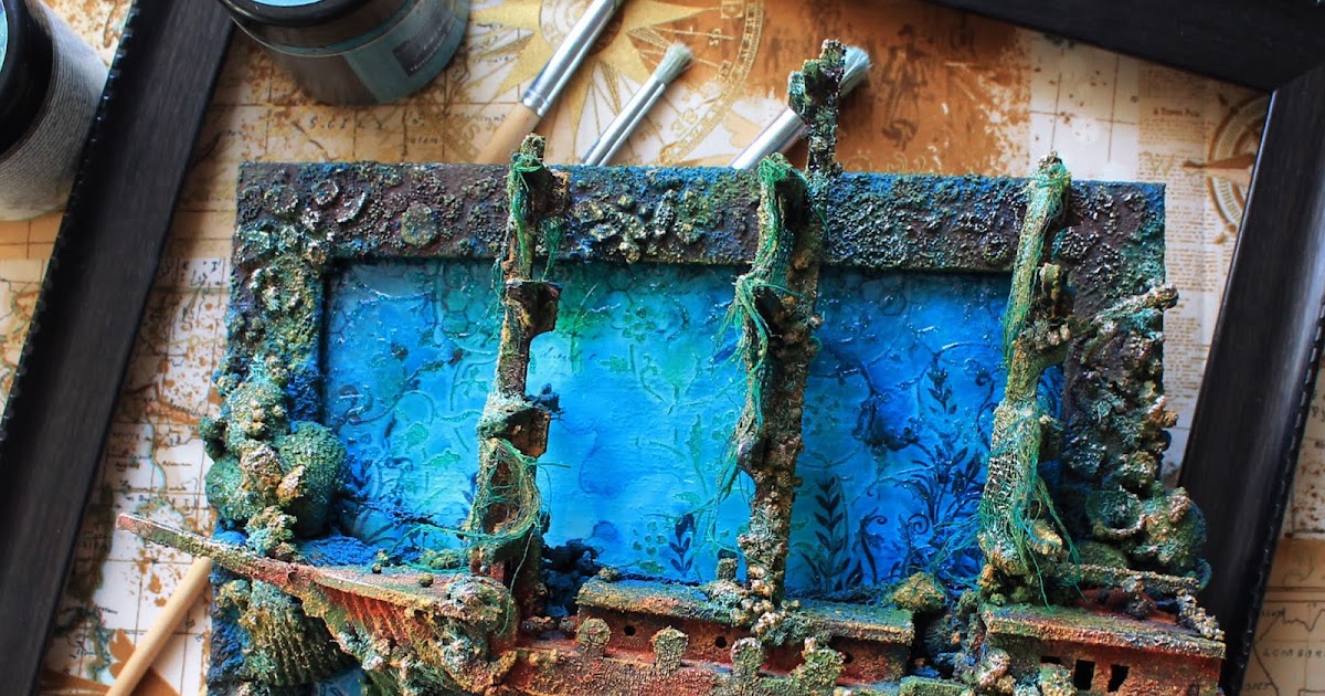 Рамка - панно "На дне морском"