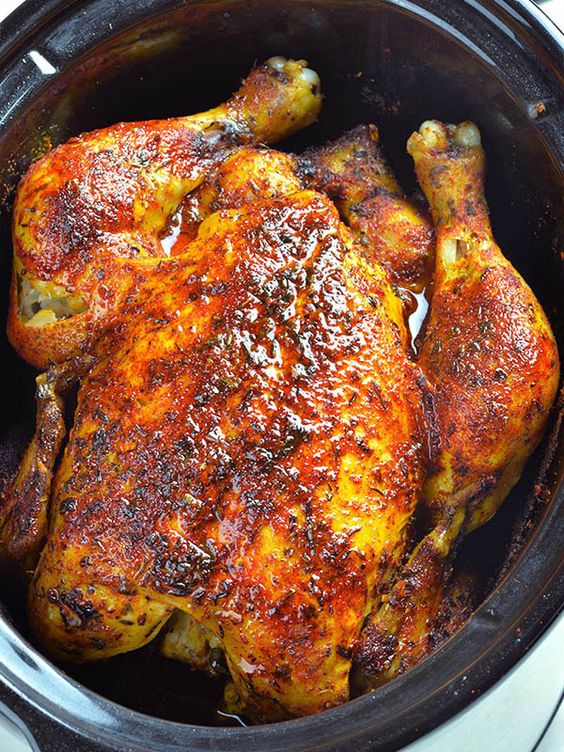 Slow Cooker Rotisserie Chicken - Ketogenic Diet Recipes