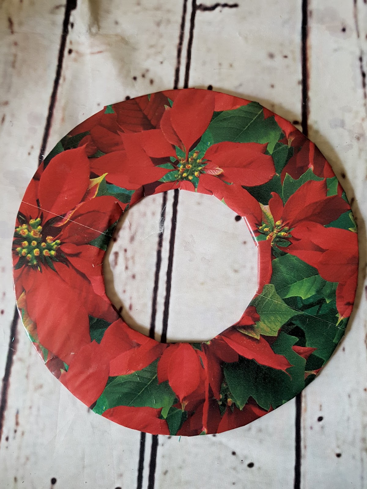 DIY Paper Flower Christmas Wreath Aaichi Savali