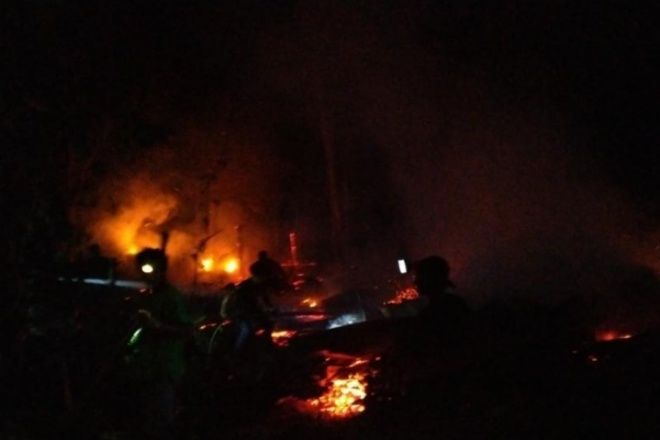 Waktu Tidur, Rumah Panggung Ludes Terbakar di Pattiro Bajo