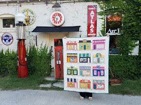 Free Storefronts Quilt for Five & Dime fabric by Heidi Staples of Fabric Mutt for Penny Rose Fabrics