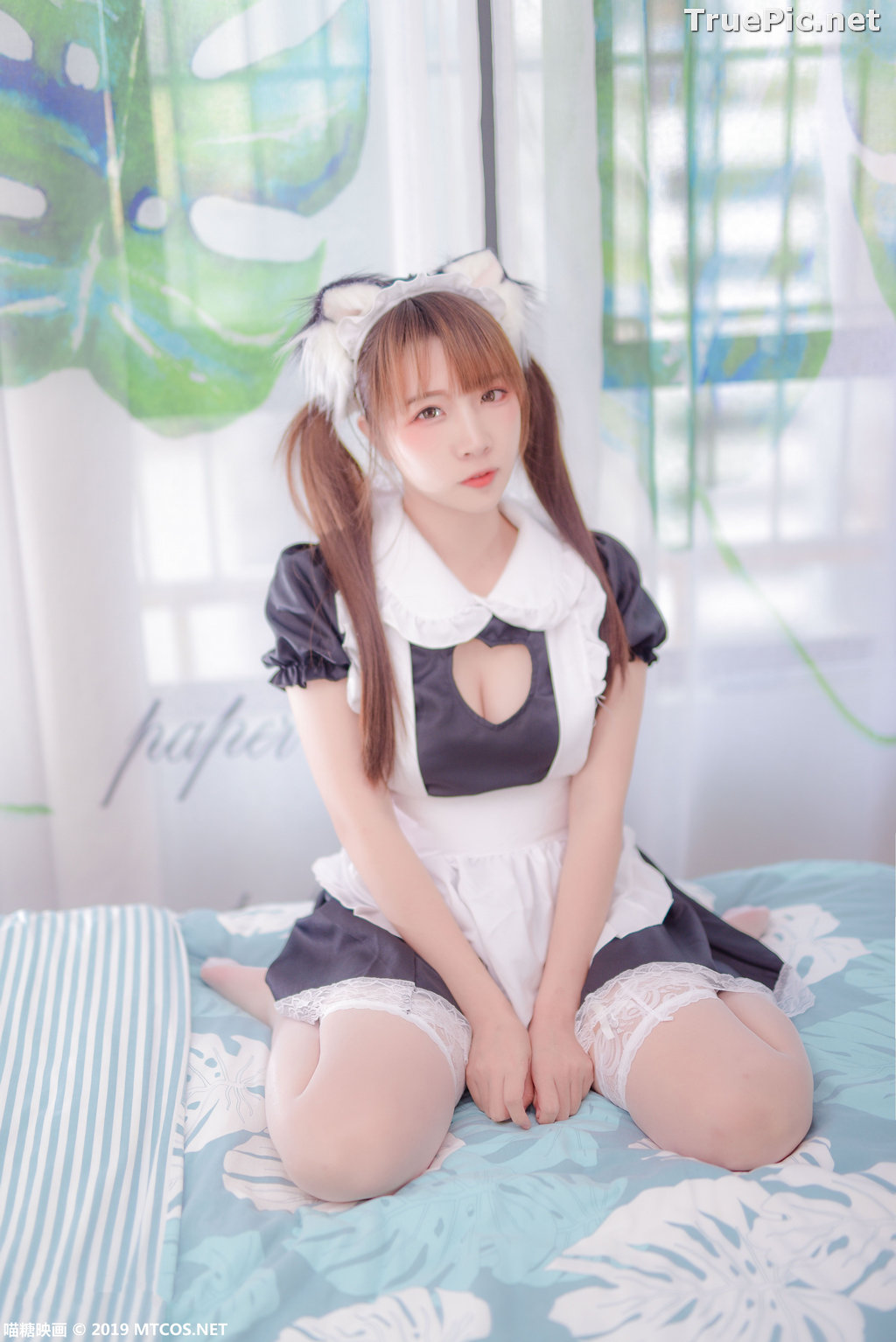 Image [MTCos] 喵糖映画 Vol.049 - Chinese Cute Model - Lovely Maid Cat - TruePic.net - Picture-6