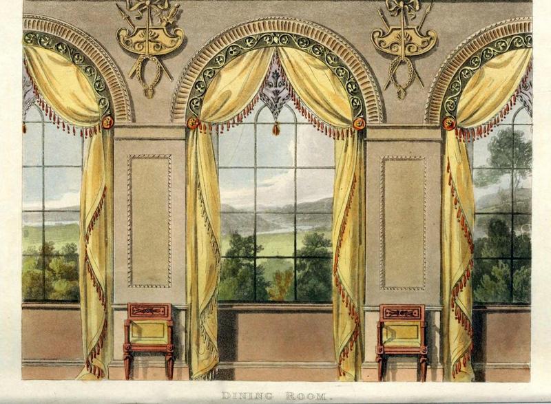 Two Nerdy History Girls Dining Room Window Decor For