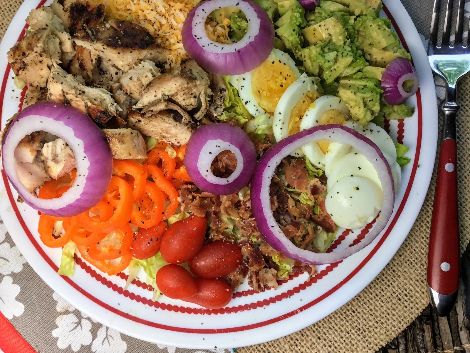 Food Fitness by Paige Avocado Cobb Salad