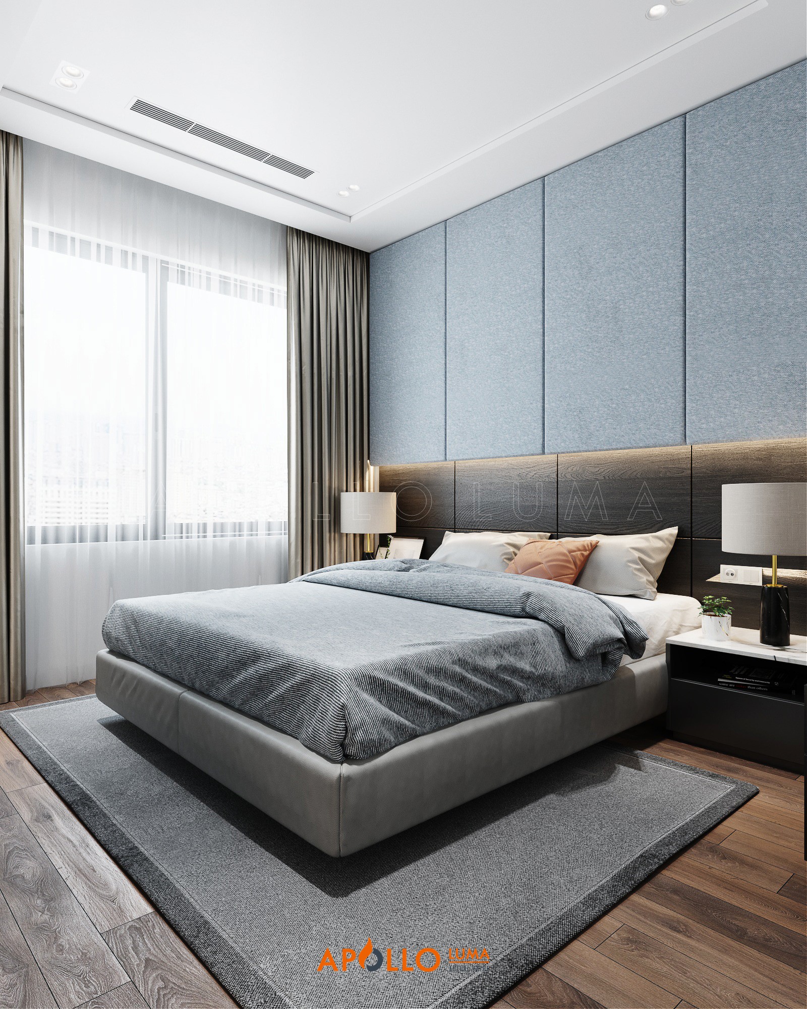 Thiết kế nội thất căn hộ 1 phòng ngủ Vinhomes Smart City Tây Mỗ