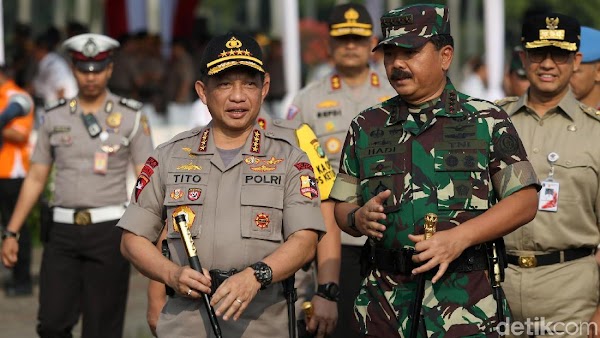 Glodok hingga Bandara Soetta Dijaga Ketat Aparat Jelang Pelantikan Presiden